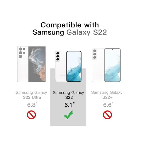 Incipio Duo Series Dual Layer Case for Samsung Galaxy S22 Blue Slim Protecection - Picture 4 of 4